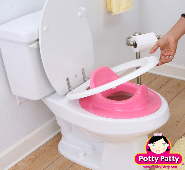 2 in 1 Bath Tub with Toy Organizer by Potty Patty - Pink for Girls. -  annabelle_test