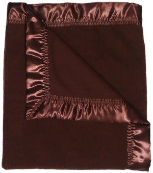 Raindrops_Fleece_Unisex_Receiving_Blanket_Chocolate_BibsNBeyond