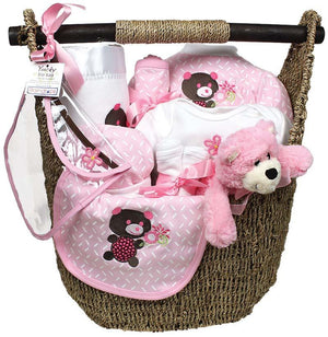 Raindrops Welcome Home 13-Piece Gift Set, Pink, 3-6 mo.