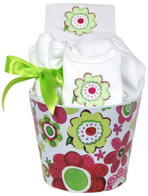 Baby-Accessory-8-piece-Blooming-Flowers-green-288_BibsNBeyond