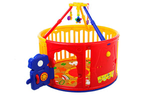 Dream On Me, Deluxe Circular Play Yard with Jungle Gym