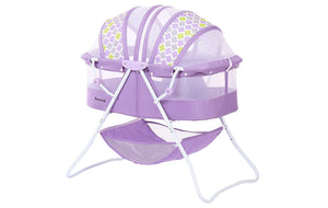 Dream on Me Karley Bassinet in Periwinkle