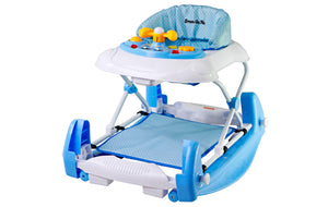 Dream On Me Dynamic 2 in 1 Walker and Rocker In Light Blue