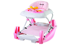 Dream On Me Dynamic 2 in 1 Walker and Rocker In Pink