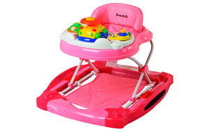 Dream on Me Evolution Entertainment Hub, 2 in 1 Walker and Rocker in Pink