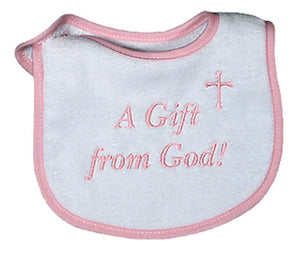 Raindrops_A_Gift_from_God!_Embroidered_Bib_Pink_BibsNBeyond