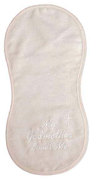 Raindrops_My_Godmother_Loves_Me_Embroidered_Ivory_Burp_Cloth_BibsNBeyond