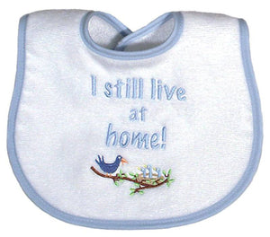 Raindrops_I_still_Live_at_Home_Embroidered_Bib_Blue_BibsNbeyond