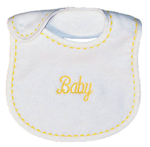 Raindrops_Baby_Embroidered_Bib_Yellow_BibsNbeyond