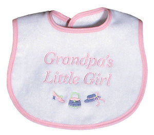 Raindrops_Grandpa's_Little_Girl_Embroidered_Bib_Pink_BibsNBeyond