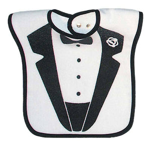 Raindrops_Tuxedo_Jacket_Screen_Printed_Bib_Black_BibsNBeyond