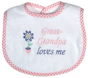 Raindrops_Great-Grandpa_Loves_Me_Embroidered_Bib_Pink_BibsNBeyond