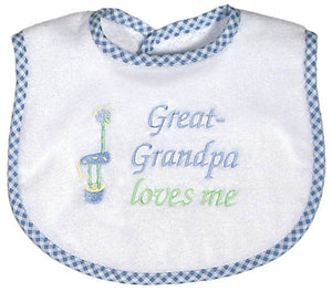 Raindrops_Great-Grandpa_Loves_Me_Embroidered_Bib_Blue_BibsNBeyond