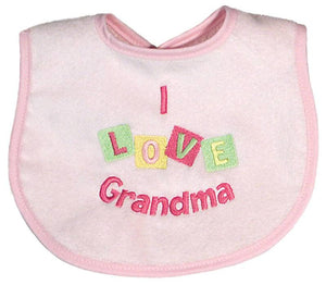 Raindrops_I_Love_Grandma_Embroidered_Bib_Pink_BibsNBeyond