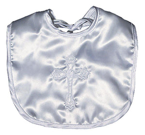 Raindrops_Satin_Christening_Embroidered_Unisex_Bib_BibsNBeyond