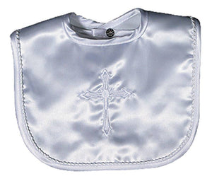 Raindrops_Satin_Christening_Embroidered_Unisex_Bib_BibsNBeyond