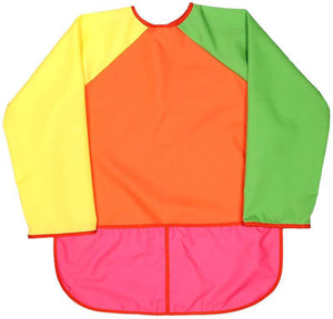 Raindrops_Pre-school_Art_Smock-Orange_BibsNBeyond