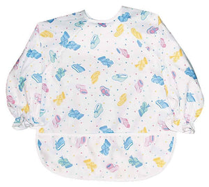 Raindrops_Long_Sleeve_Print_Bib-Booties_Girl_Print_BibsNBeyond