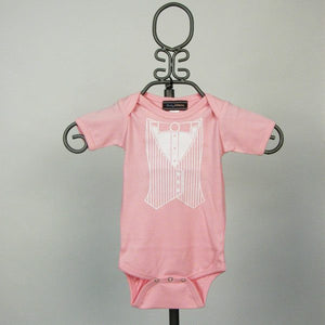 Pink_Vest_Tuxedo_Onesie-_Short_Sleeve_BibsNBeyond