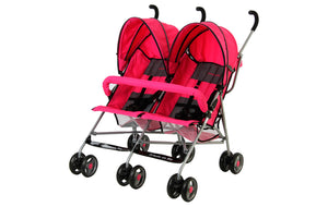 Dream On Me, Twin Stroller, Pink