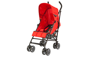 Dream On Me Cloud, lightweight Stroller in Red