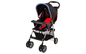 Dream On Me, Feather light Stroller, Black / Red