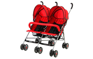 Dream On Me, Twin Stroller, Red