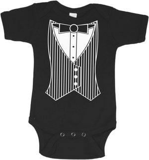 Black_Vest_Tuxedo_Onesie-_Short_Sleeve_BibsNBeyond